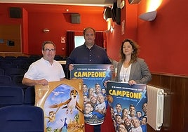 Juanjo Nieto, Roberto Martín y María Jesús Moro.