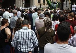 Una imagen de una manifestación de ganaderos el pasado mes de mayo.
