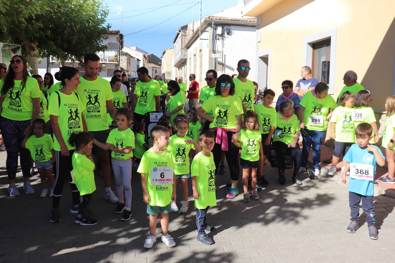 Santibáñez de Béjar se vuelca con su carrera solidaria