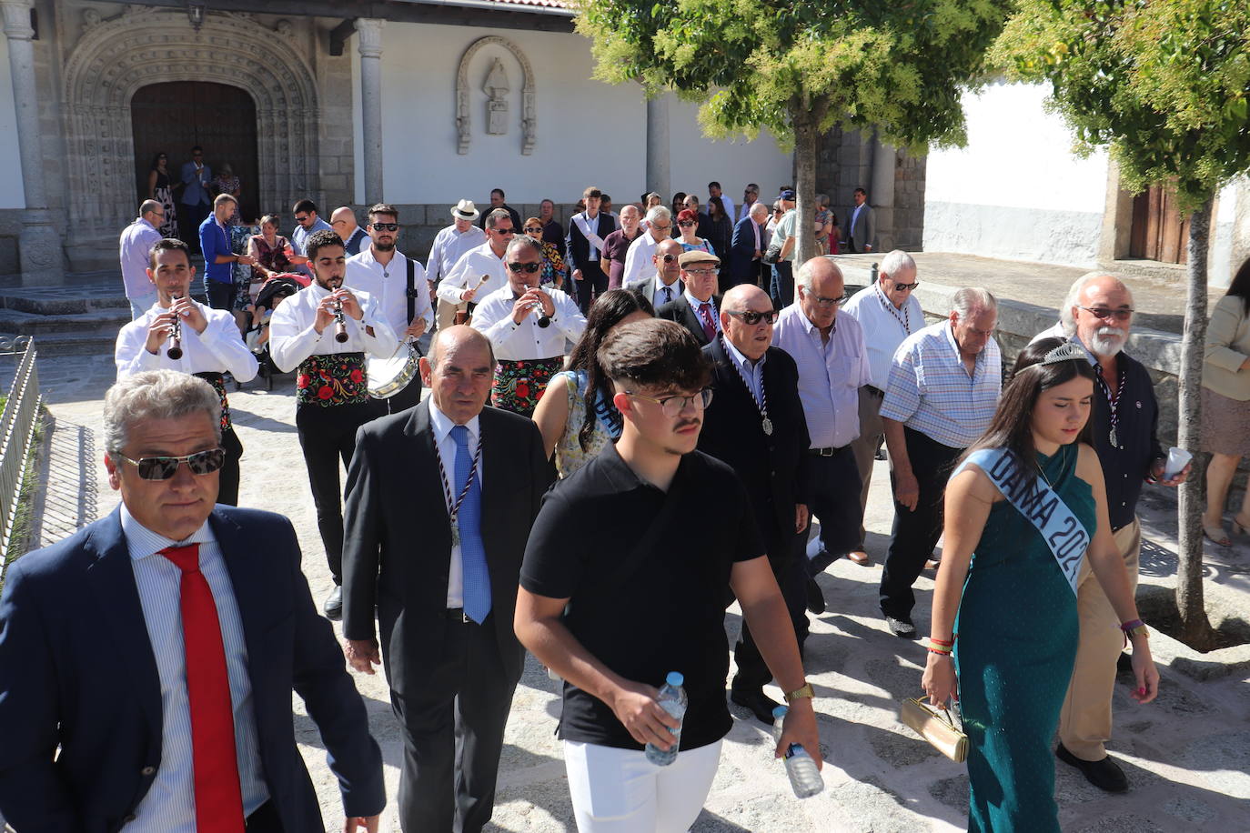 Santibáñez de Béjar se rinde ante la Virgen de Valparaíso