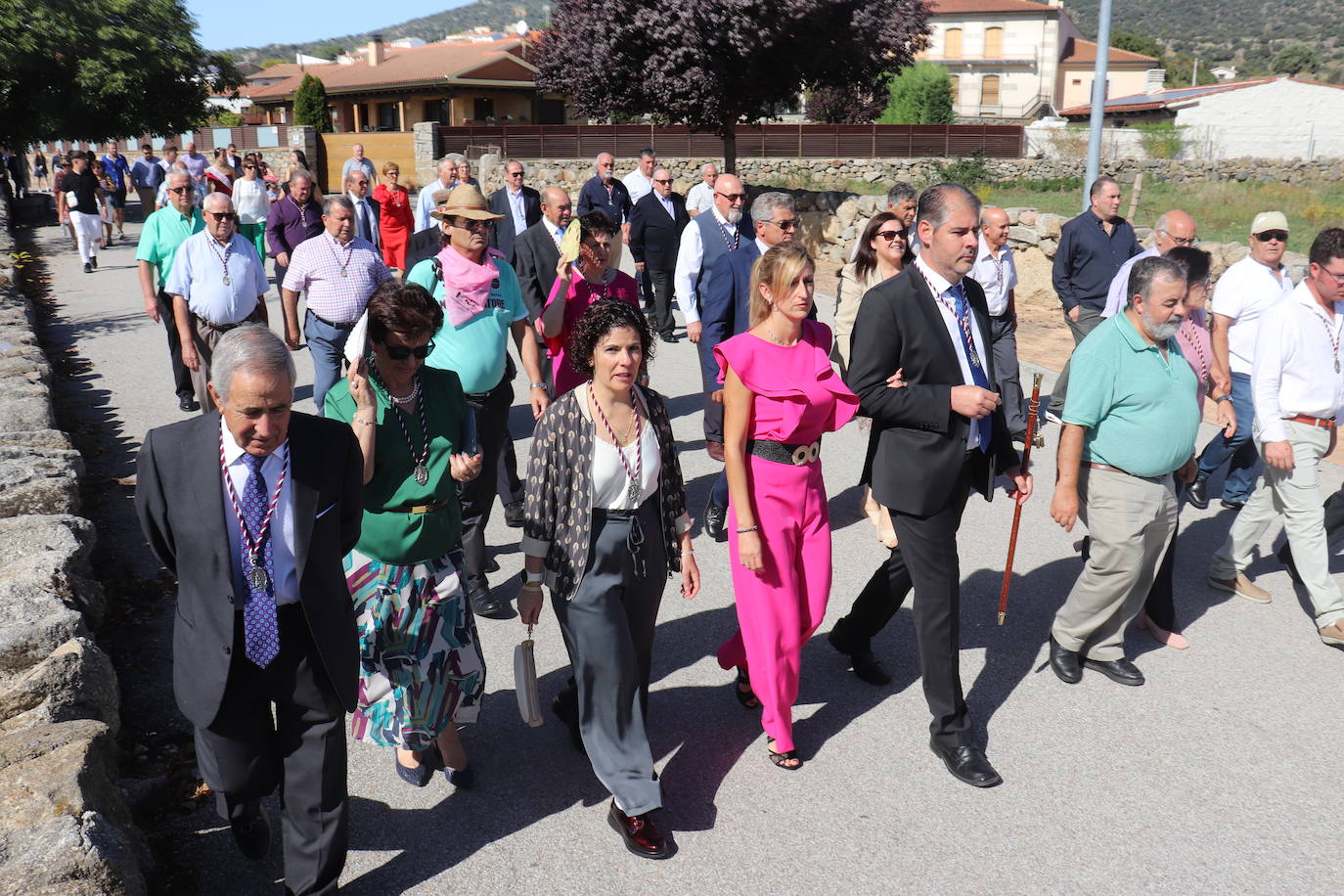 Santibáñez de Béjar se rinde ante la Virgen de Valparaíso