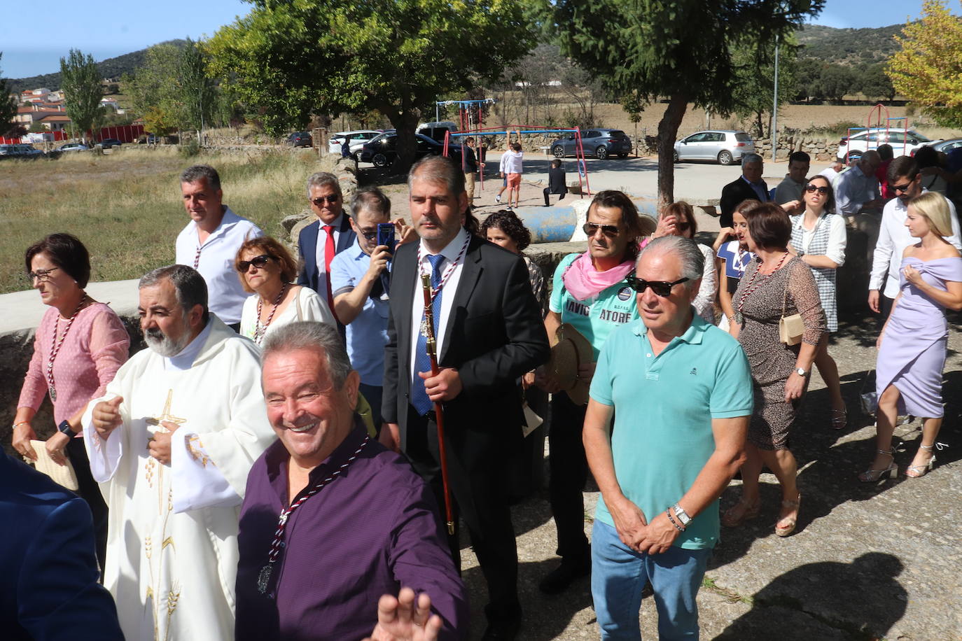 Santibáñez de Béjar se rinde ante la Virgen de Valparaíso