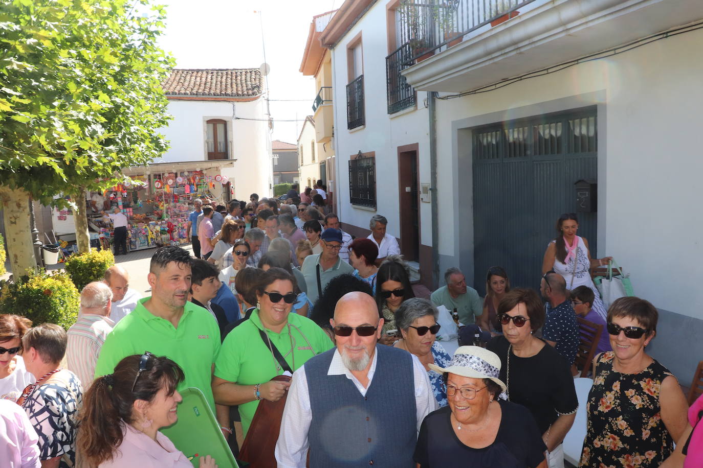 Santibáñez de Béjar se rinde ante la Virgen de Valparaíso