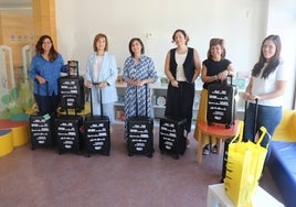 Diana Ruiz, Mani Martín, María Gutiérrez, María Jesús Moro, Yoana Izquierdo y Marta Julián.