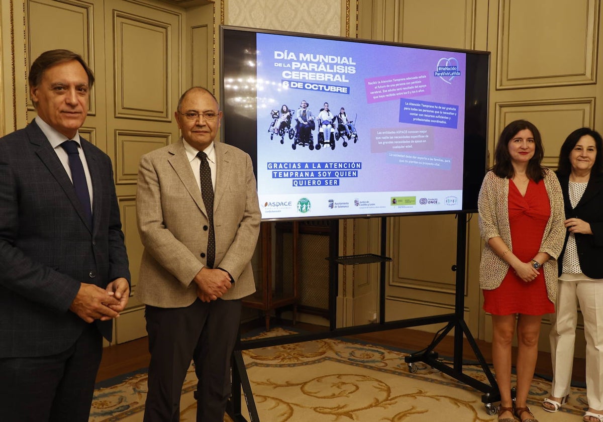 Carlos García Carbayo, Jesús Alberto Martín, Miryam Rodríguez y Patrocinio Rodríguez.