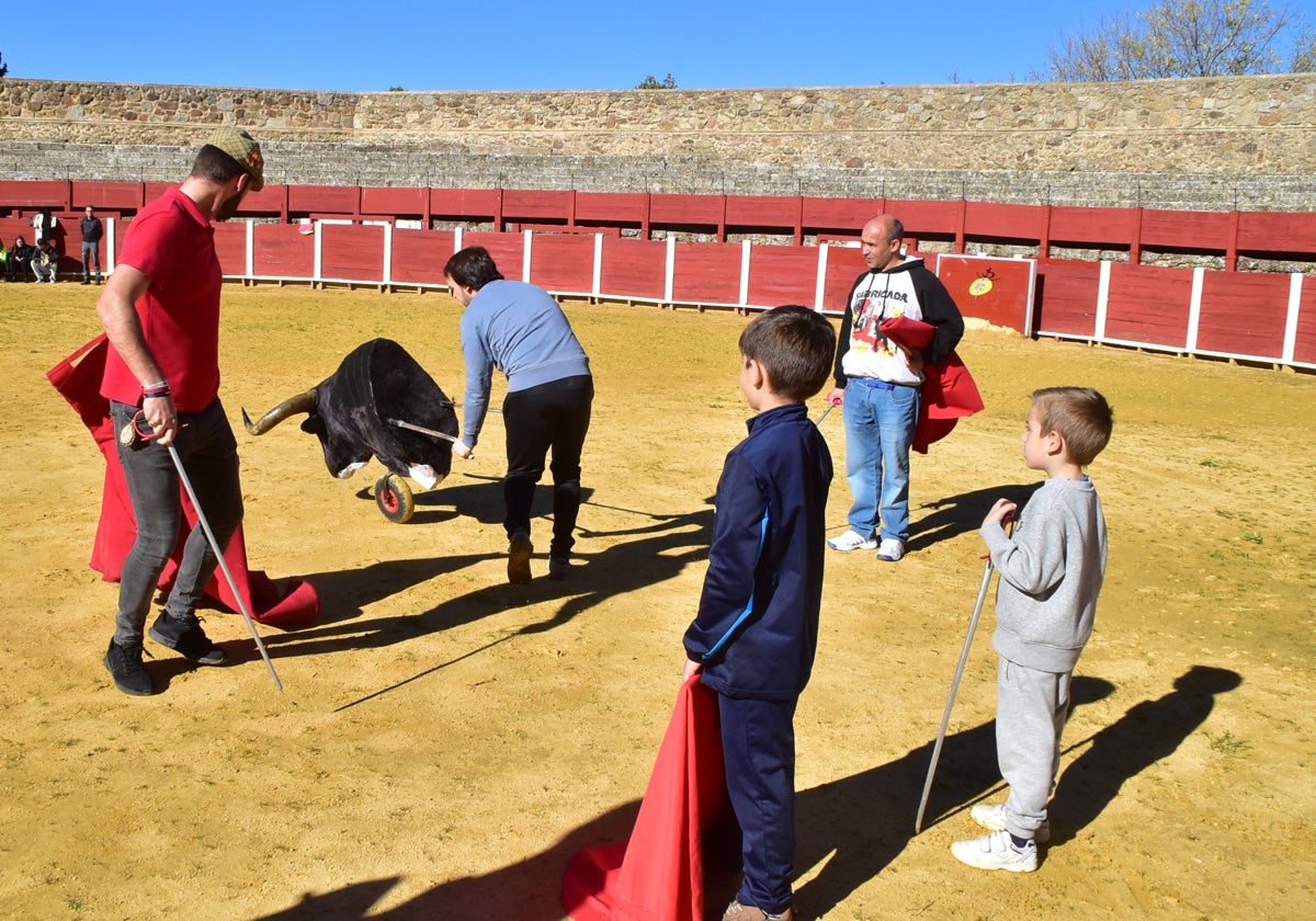 Imagen de una jornada de toreo para aficionados celebrada en Béjar.