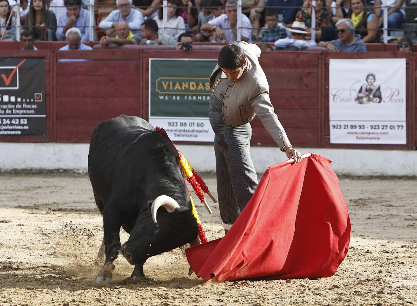 La marea amarilla alienta el toreo