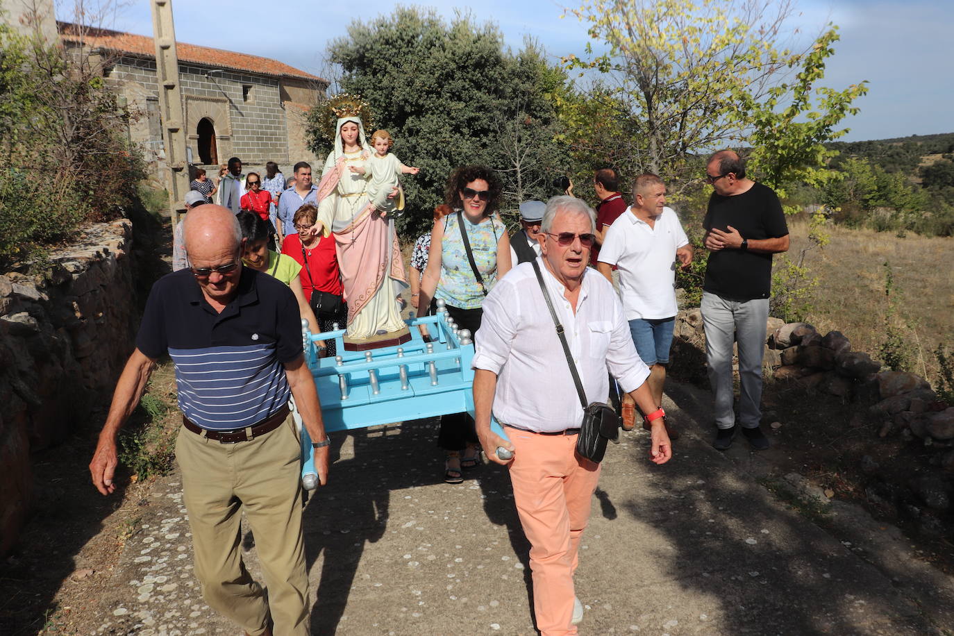 La Cabeza de Béjar no falta a su cita con la Virgen del Rosario