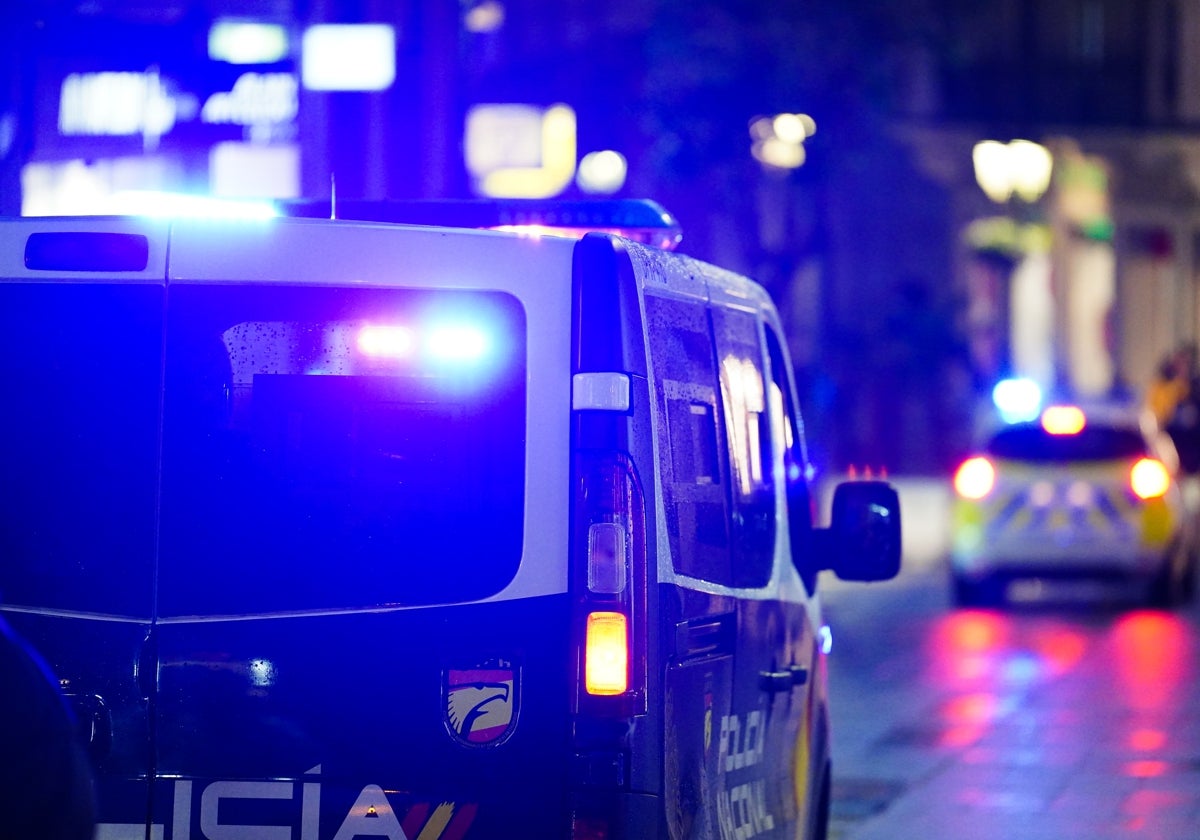 La Policía Nacional en Salamanca.