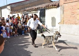 El lobo canadiense fue la estrella de la exhibición