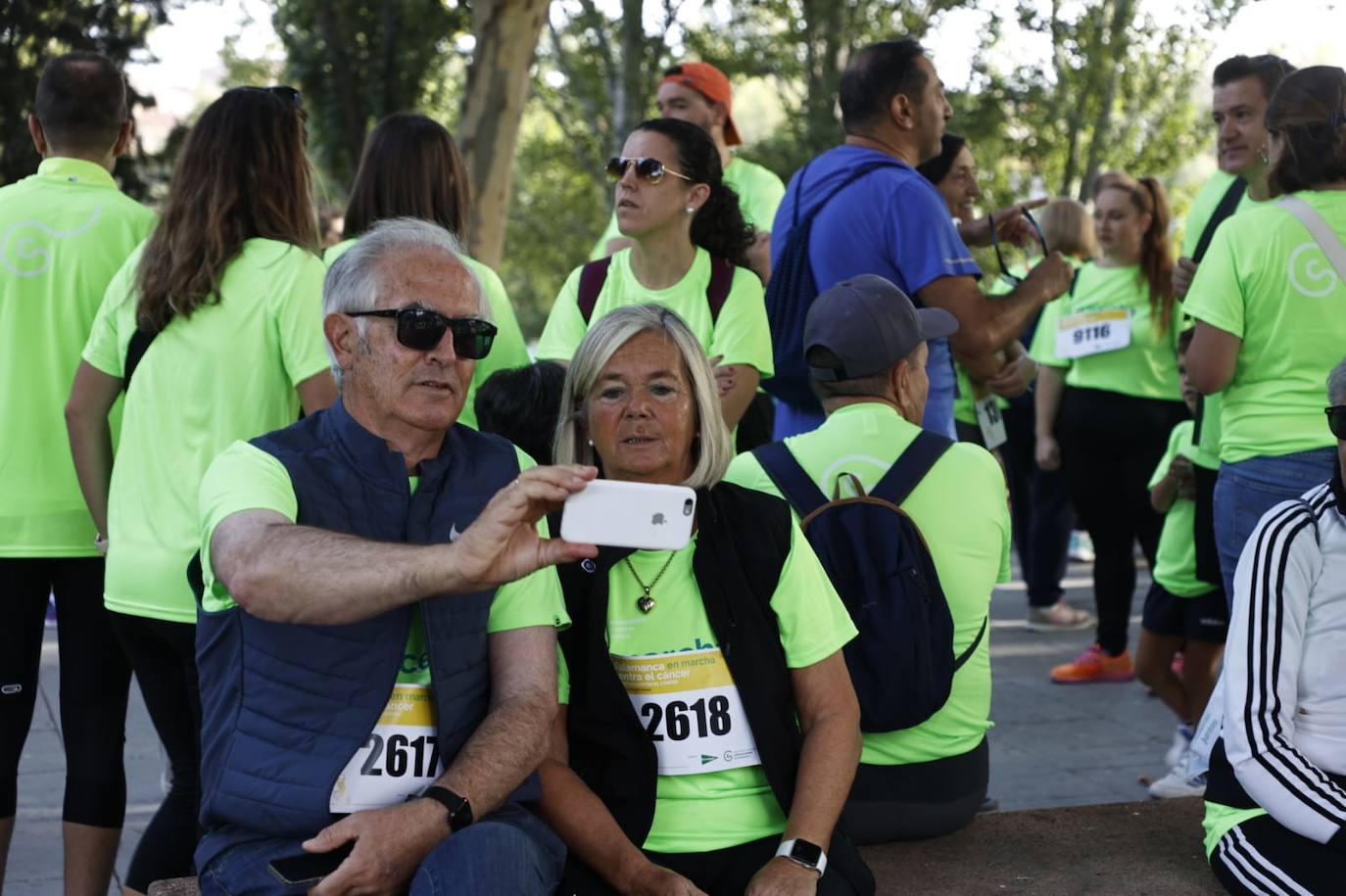 15.000 personas tiñen Salamanca de verde esperanza en la lucha contra el cáncer