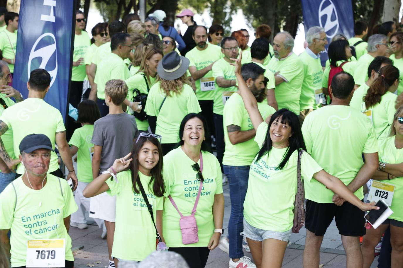 15.000 personas tiñen Salamanca de verde esperanza en la lucha contra el cáncer