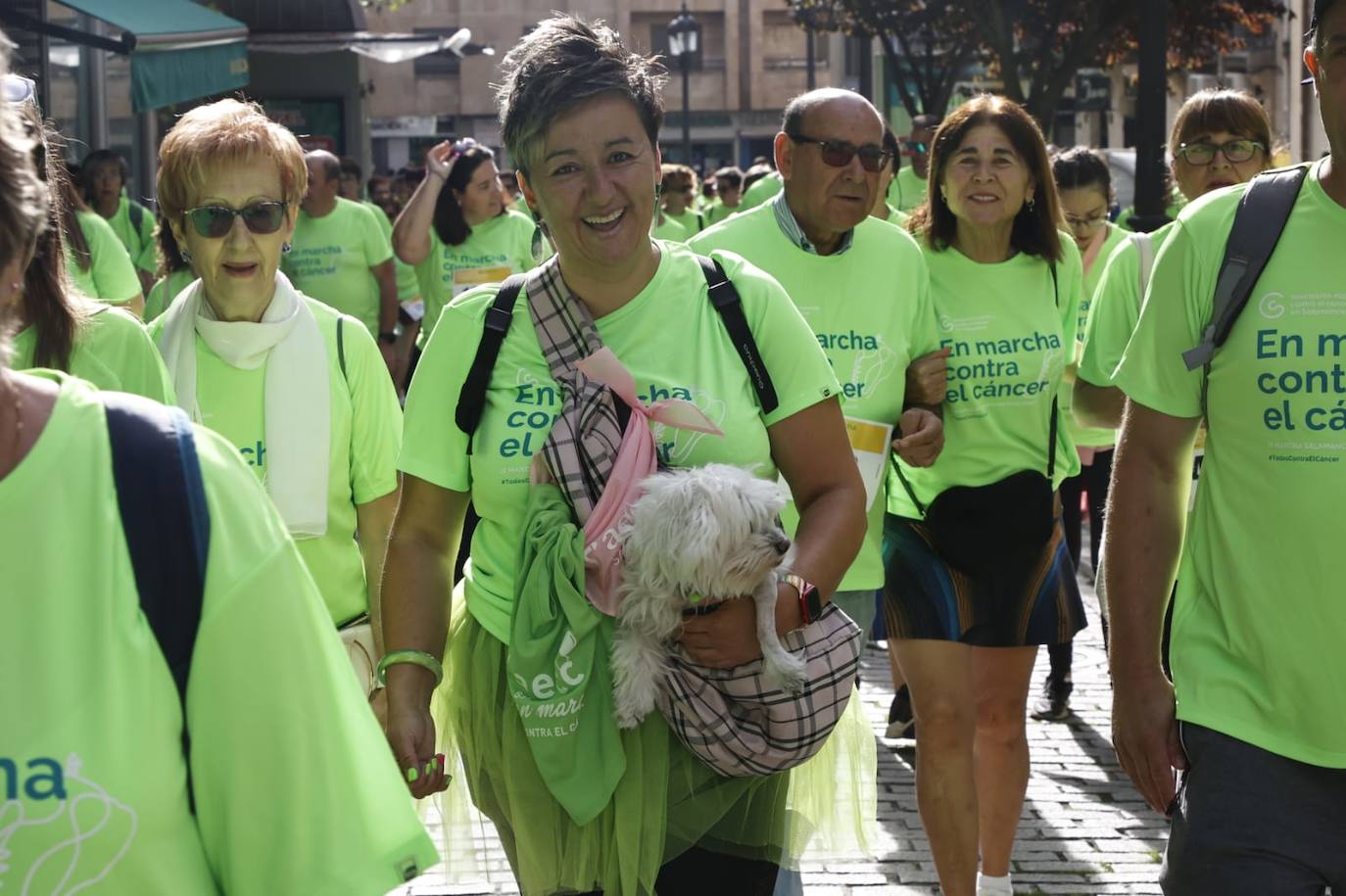 Las mejores imágenes de la Marcha contra el Cáncer de Salamanca