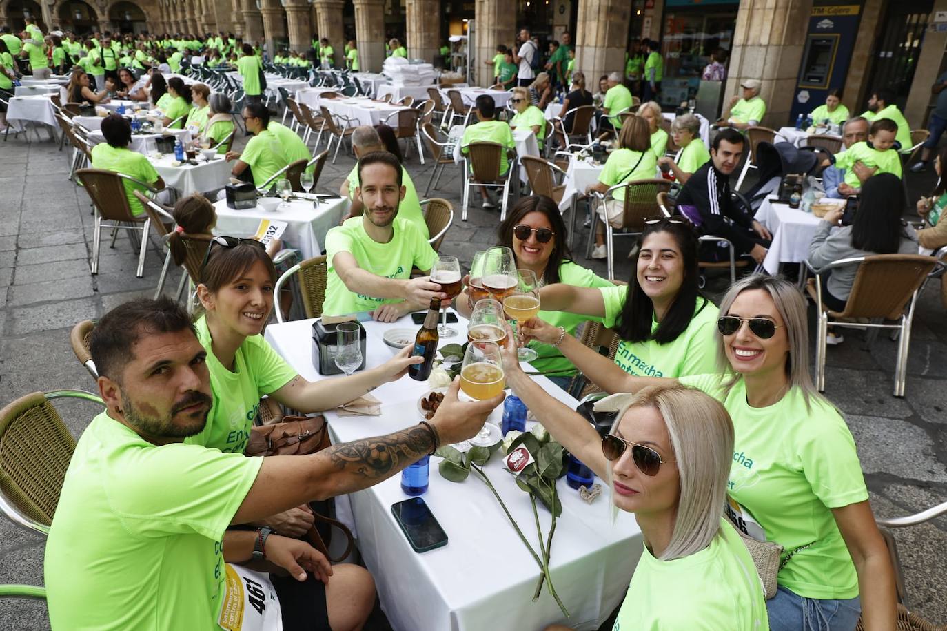 Las mejores imágenes de la Marcha contra el Cáncer de Salamanca