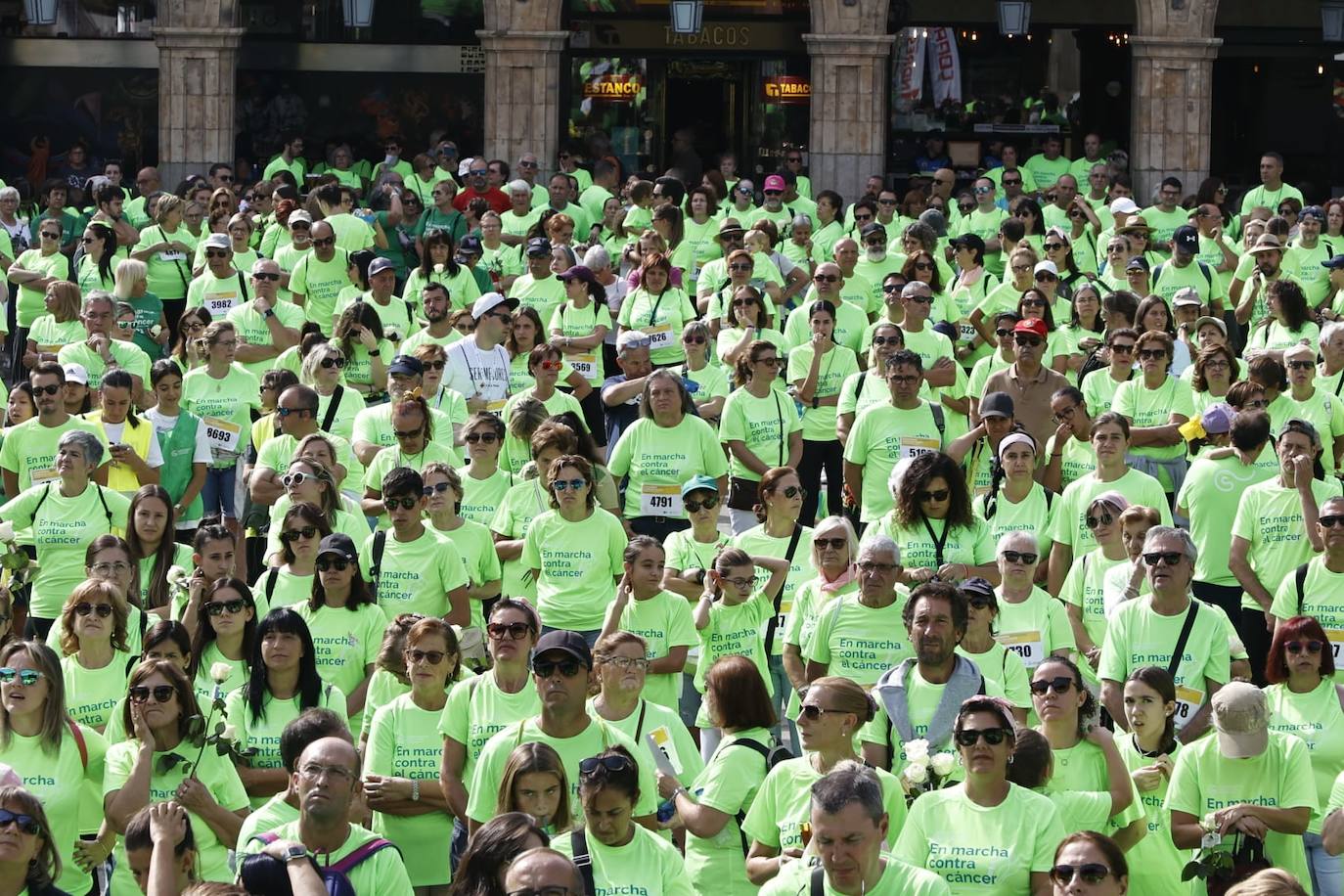 Las mejores imágenes de la Marcha contra el Cáncer de Salamanca