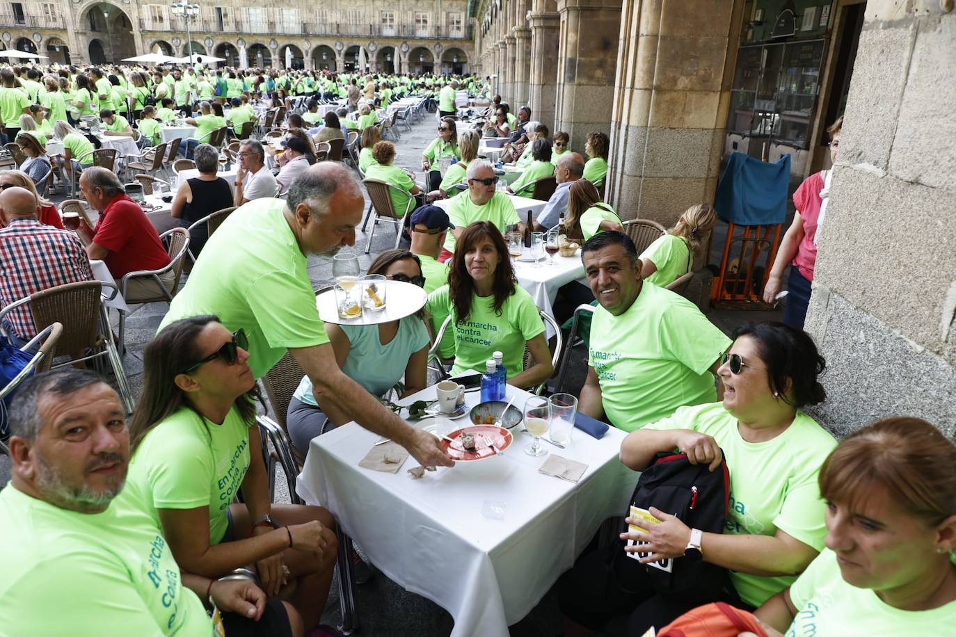 Las mejores imágenes de la Marcha contra el Cáncer de Salamanca