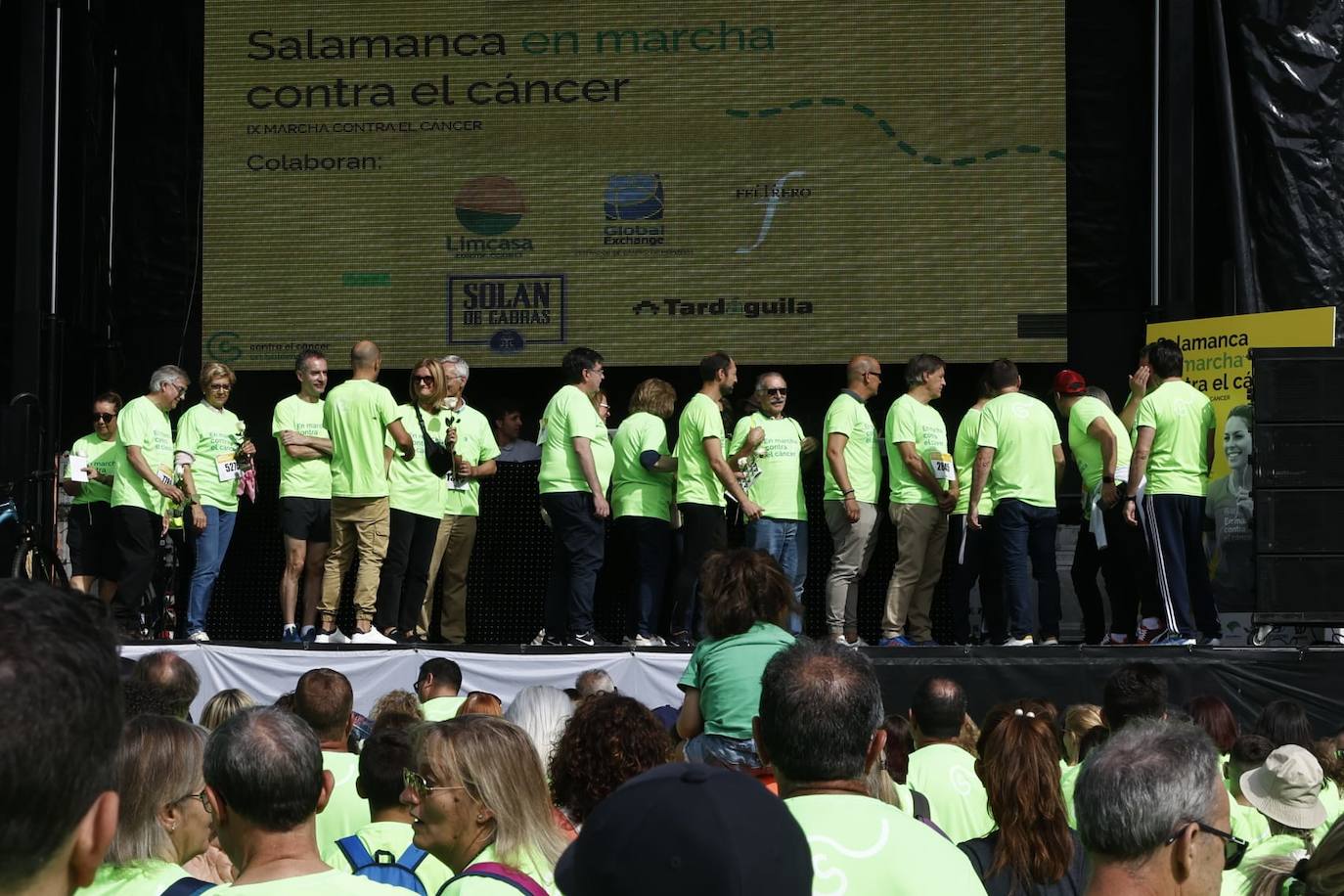 Las mejores imágenes de la Marcha contra el Cáncer de Salamanca