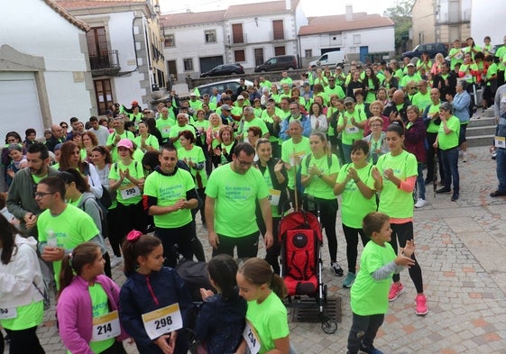 Los vecinos comenzaron la marcha en la plaza de la Constitución