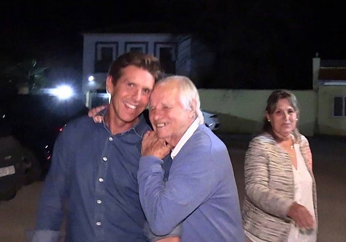 Manuel Díaz «El Cordobés» y su padre