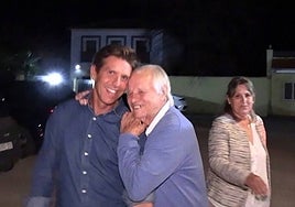 Manuel Díaz «El Cordobés» y su padre