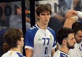 Pablo Urdangarin durante uno de sus partidos