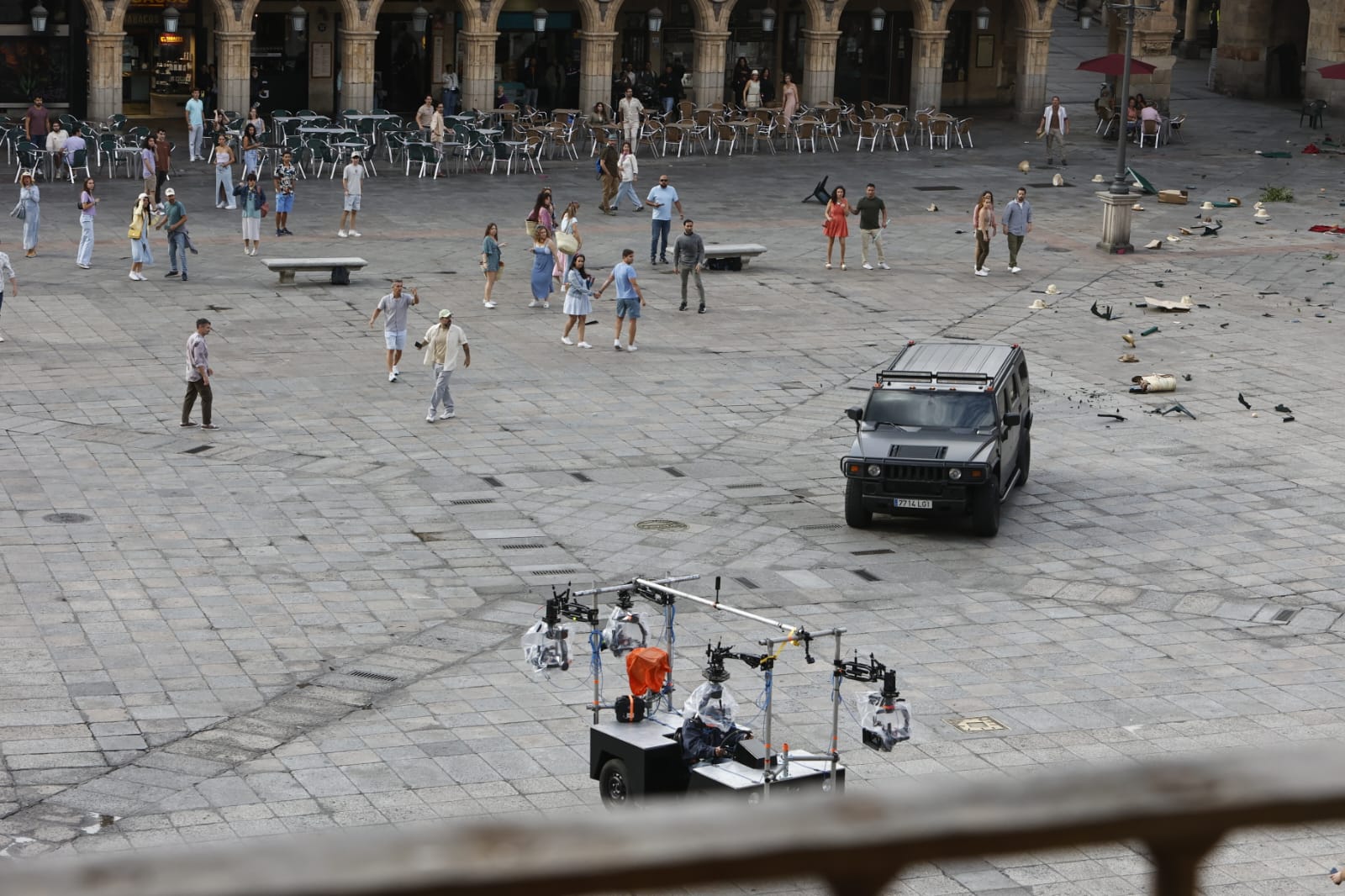 Las mejores imágenes de los actores del segundo día de rodaje de la película de Bollywood