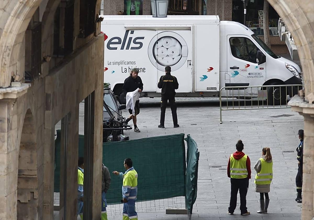 El rodaje de la película de Bollywood que ha obligado a cortar varias calles.