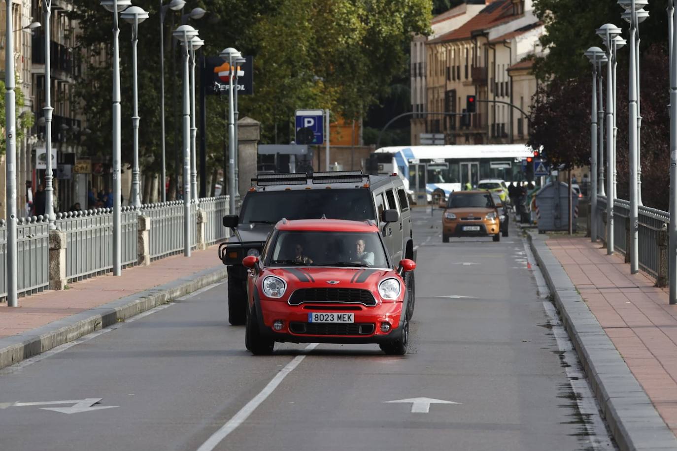 Nuevo día de rodaje: otra escena de acción por las calles de Salamanca