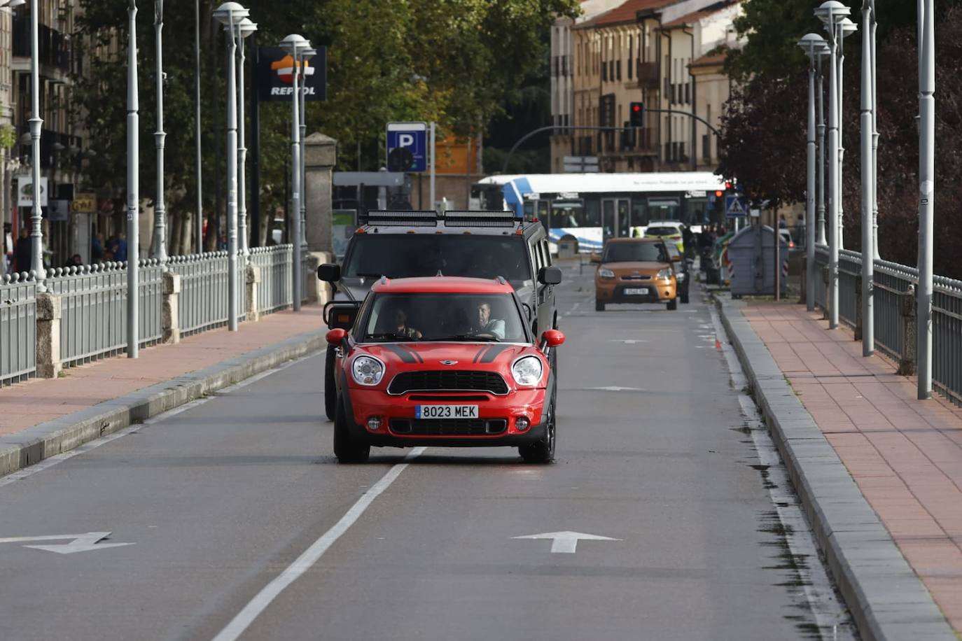 Nuevo día de rodaje: otra escena de acción por las calles de Salamanca