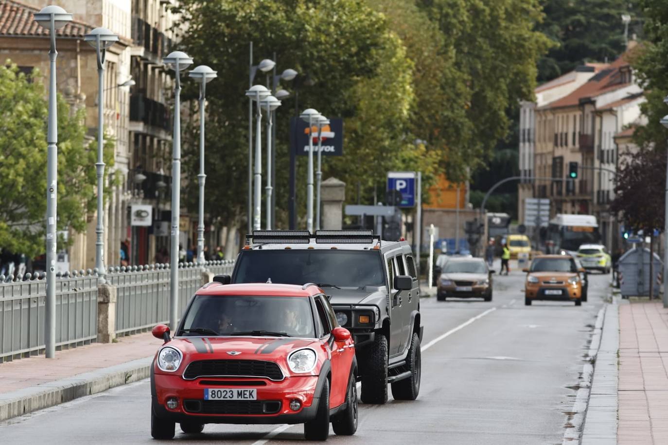 Nuevo día de rodaje: otra escena de acción por las calles de Salamanca