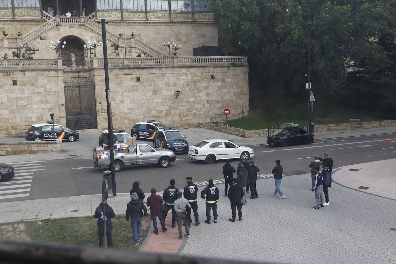 &quot;War 2&quot; se despide de Salamanca con una espectacular persecución policial