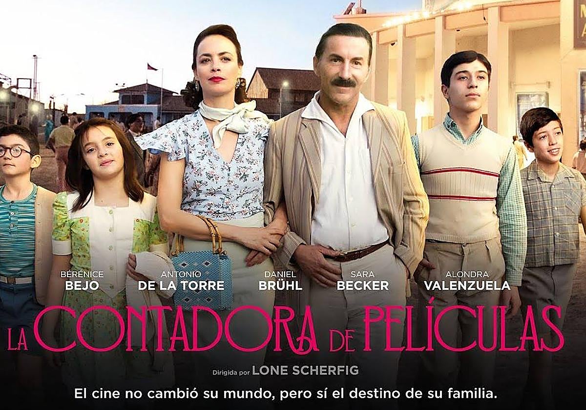 Cartel de «La contadora de películas».