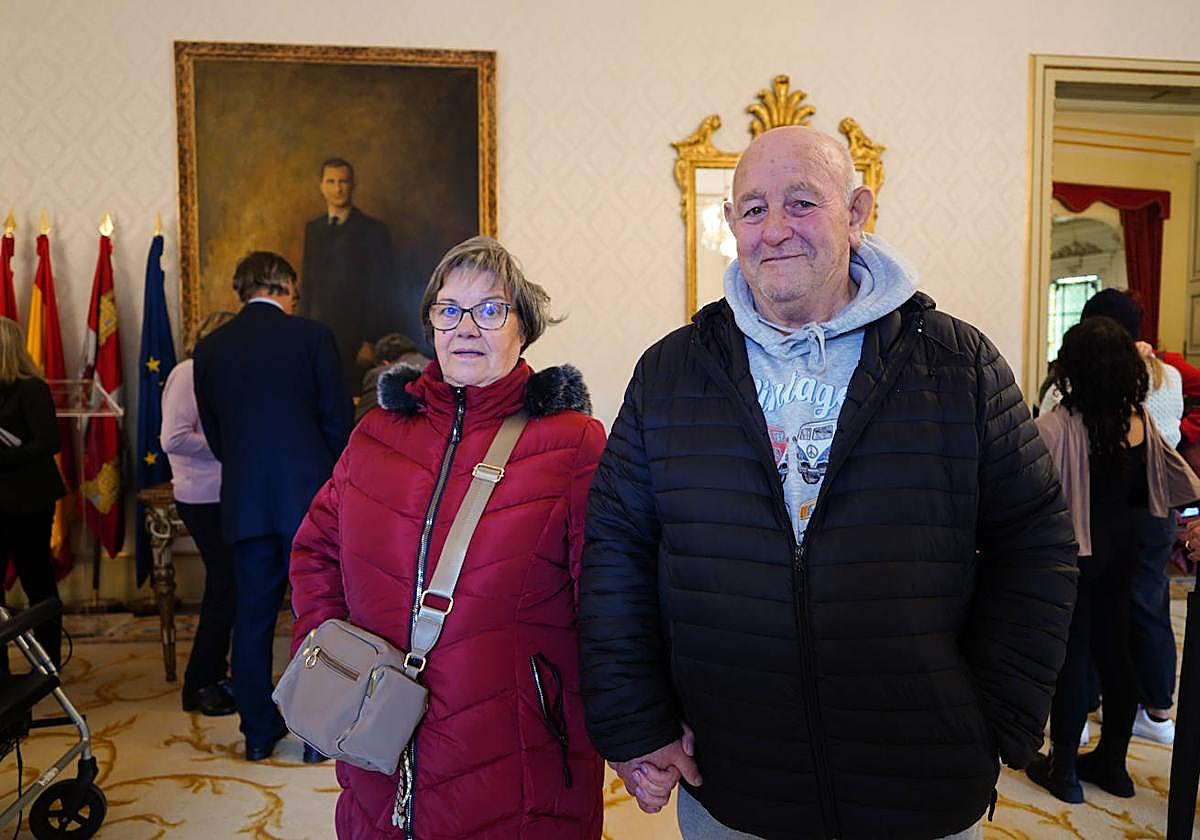 Socorro Hernández junto a su marido Ángel Moreno.
