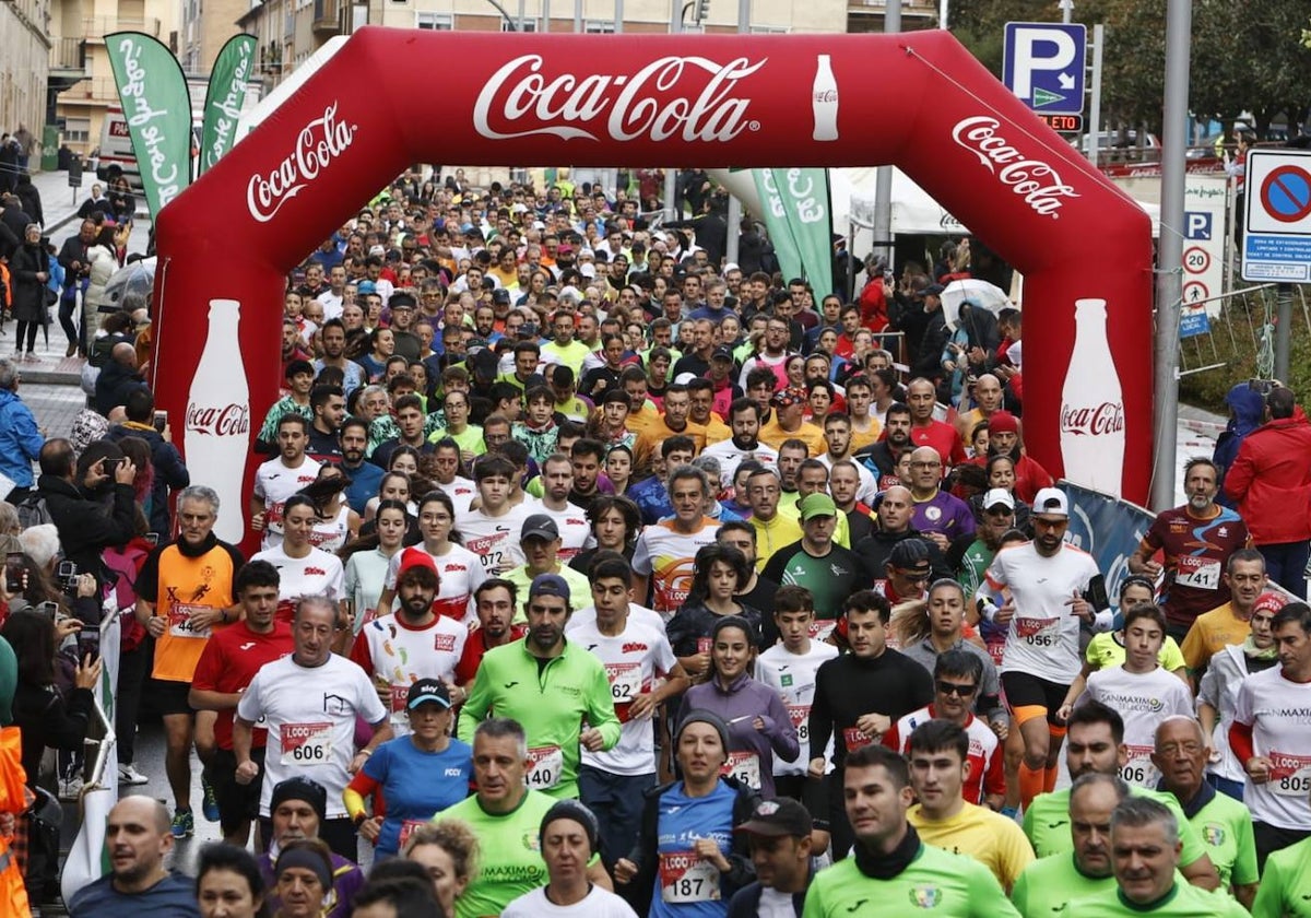 Salamanca llena sus calles con un nuevo éxito de la Carrera de los Mil Pasos