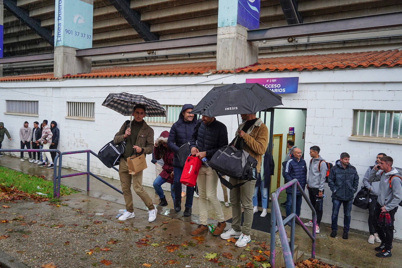 Así estaba El Helmántico cuando se suspendió el Salamanca UDS - Cristo Atlético