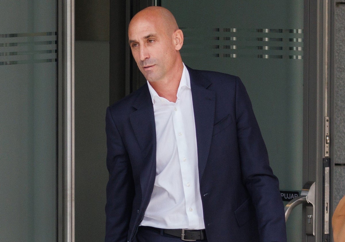 Luis Rubiales, defenestrado.