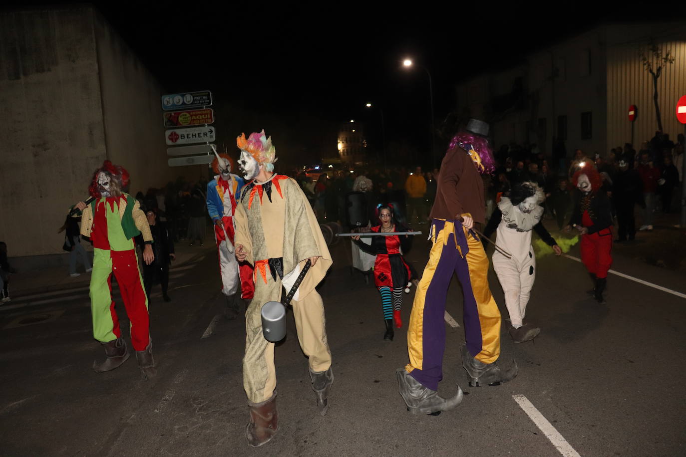 Pasacalles de terror en la noche de Guijuelo