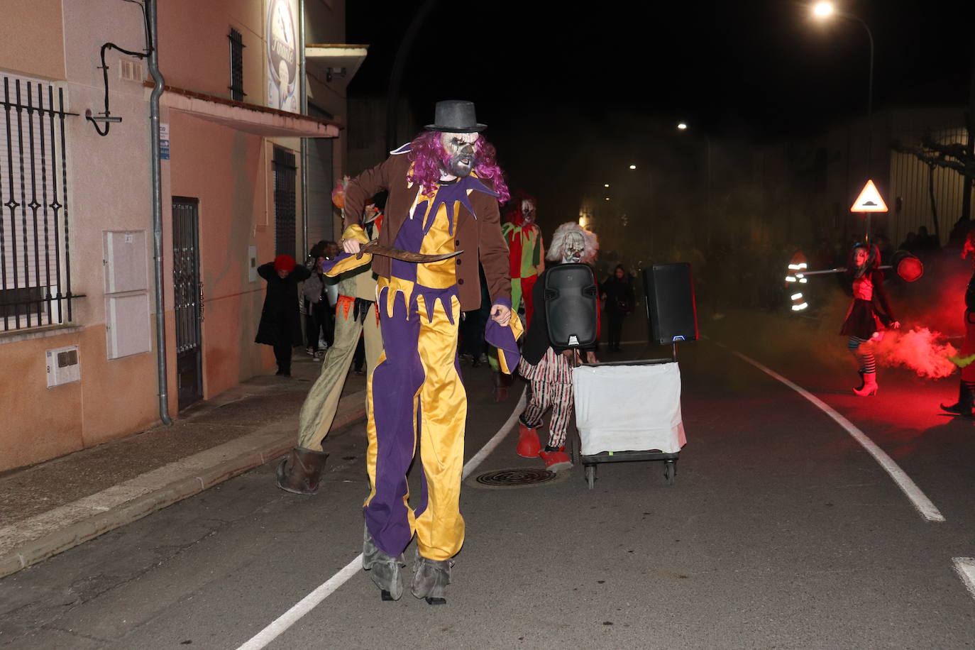 Pasacalles de terror en la noche de Guijuelo