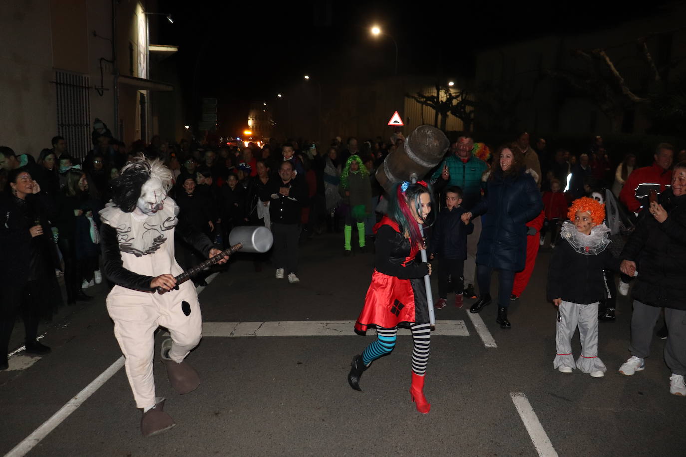 Pasacalles de terror en la noche de Guijuelo