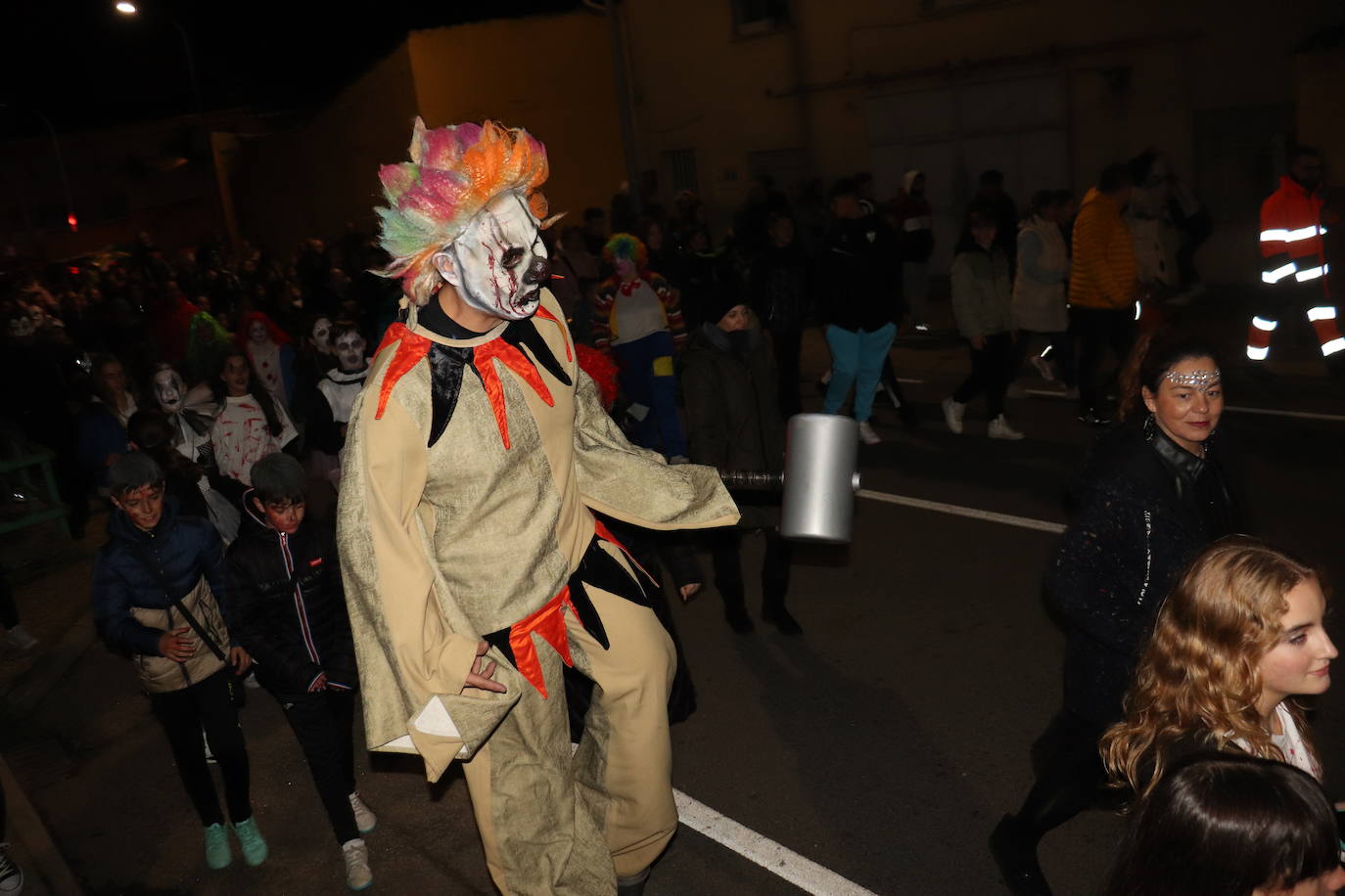 Pasacalles de terror en la noche de Guijuelo