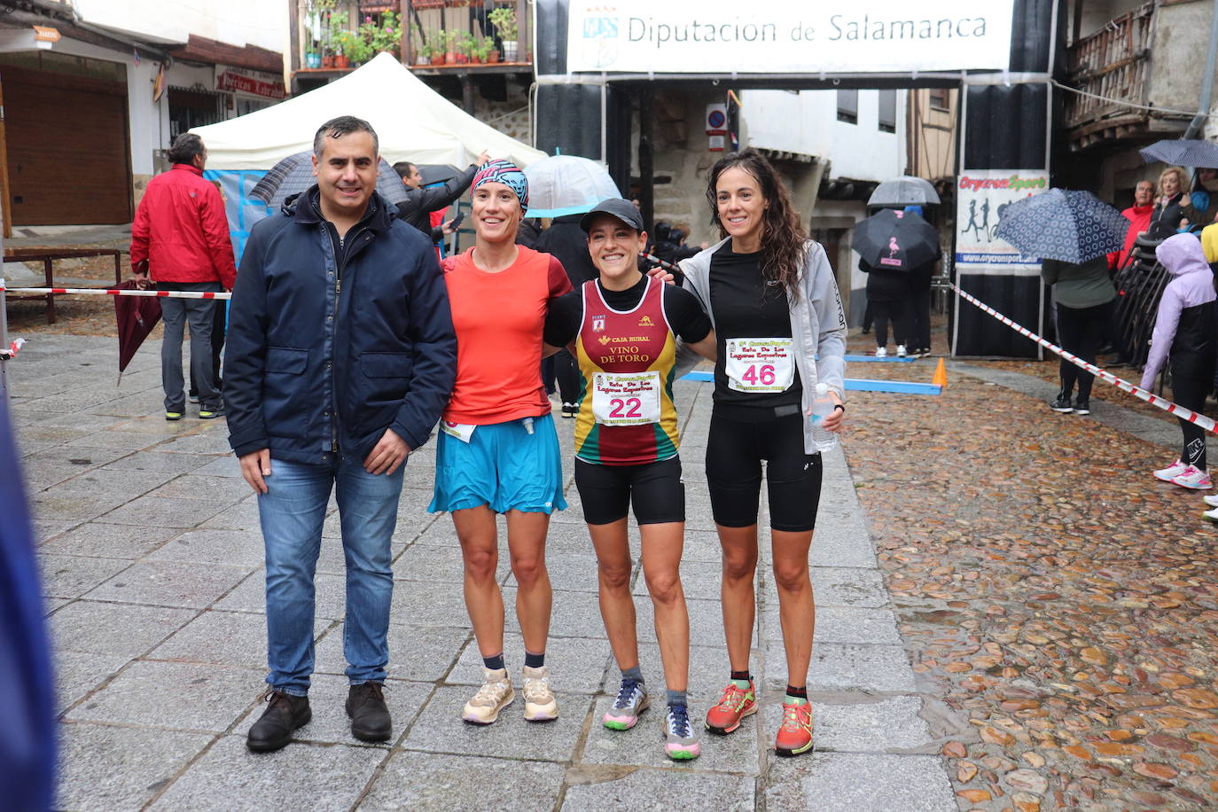 La lluvia no puede con la carrera de los lagares rupestres de San Esteban de la Sierra