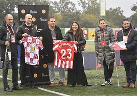 La primera visita del Sporting de Gijón a Guijuelo, en imágenes