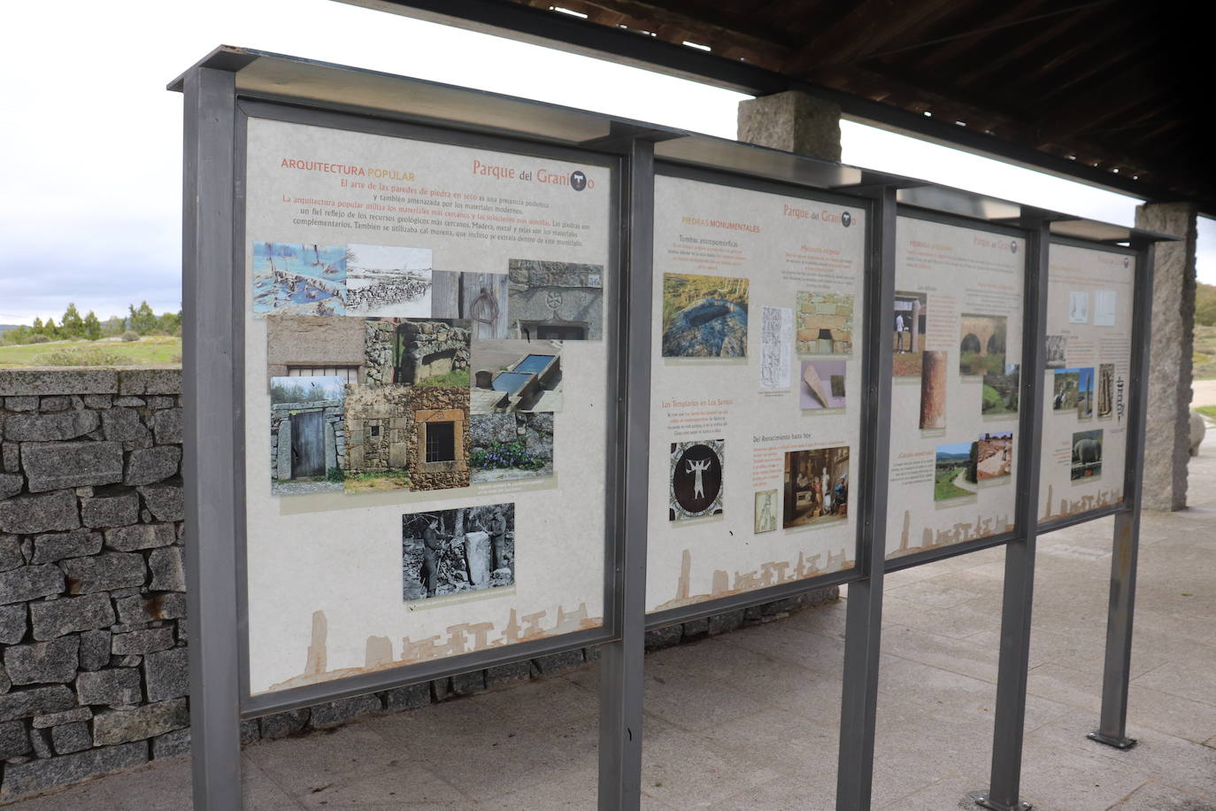 Los Santos reinaugura su parque del granito con un homenaje a su alcalde por 32 años, Javier Álvarez Merino