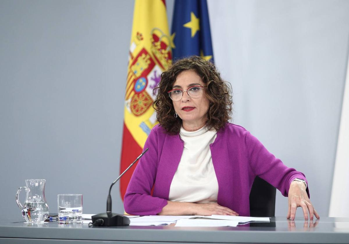 La ministra de Hacienda y portavoz del Gobierno, María Jesús Montero