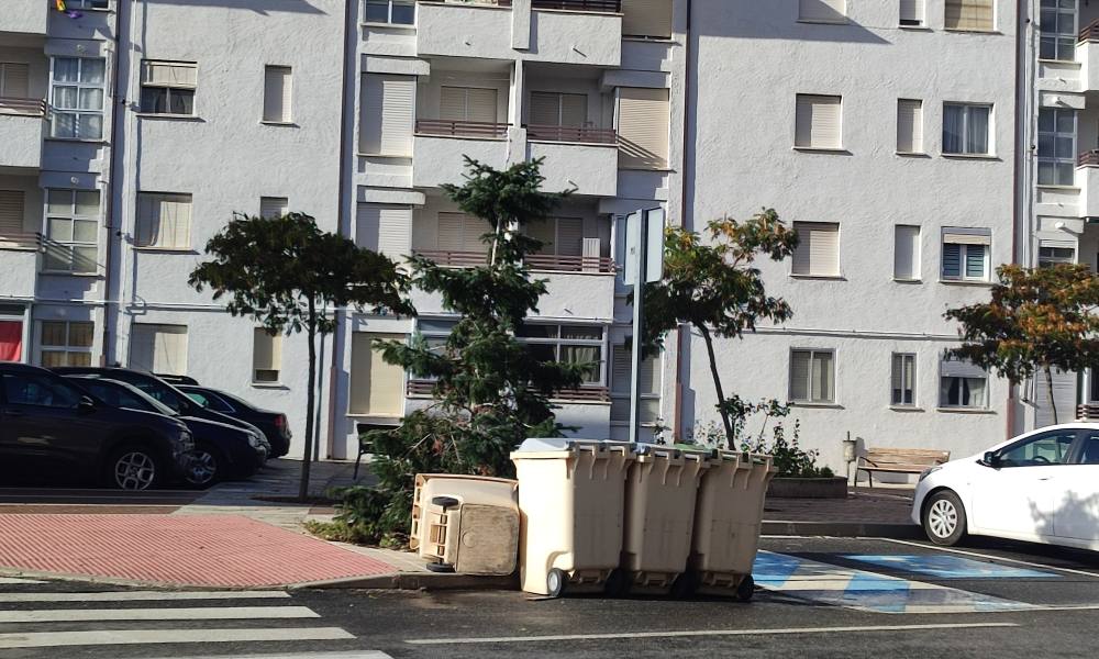 La comarca de Peñaranda siente la borrasca &#039;Domingos&#039;