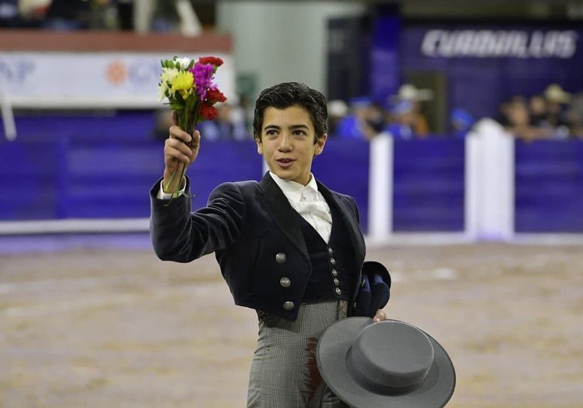 Marco Perez en el coso de Aguascalientes.