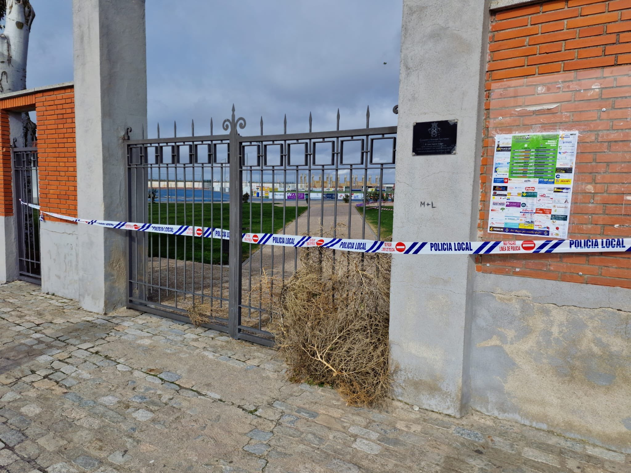 Primeros efectos de la borrasca &#039;Domingos&#039; en Salamanca