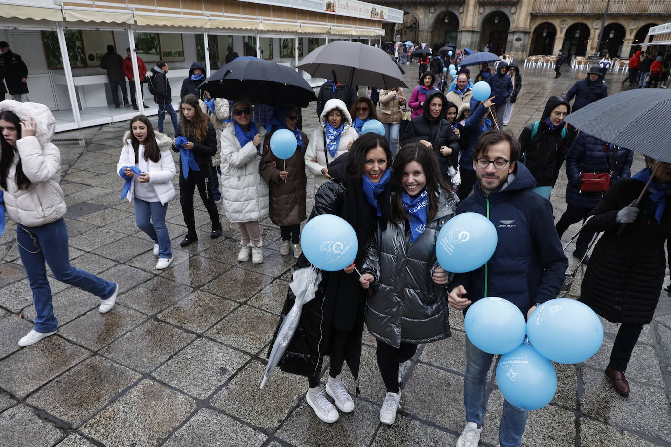 La marcha por la diabetes en Salamanca, en imágenes
