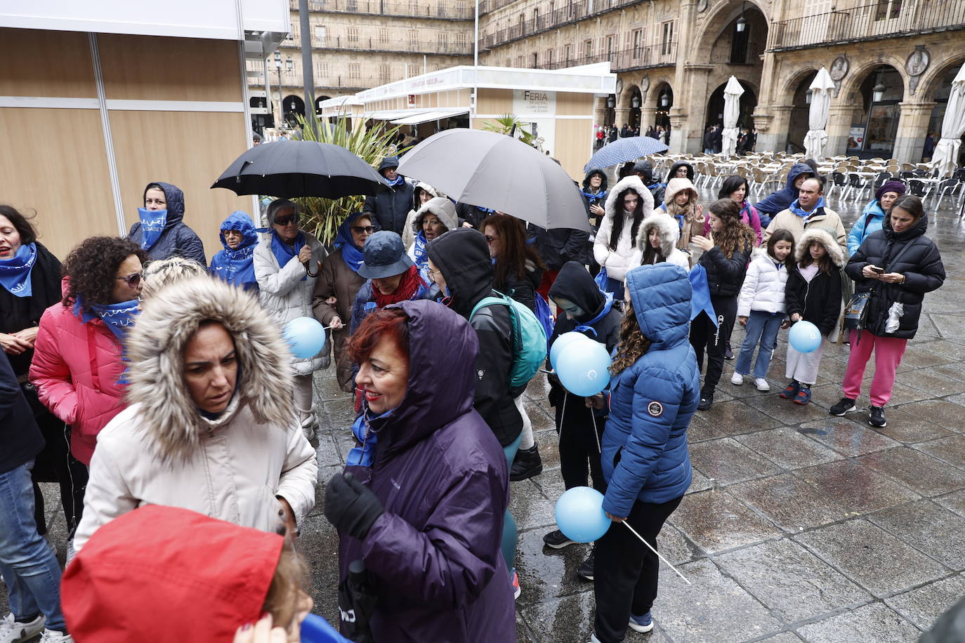 La marcha por la diabetes en Salamanca, en imágenes