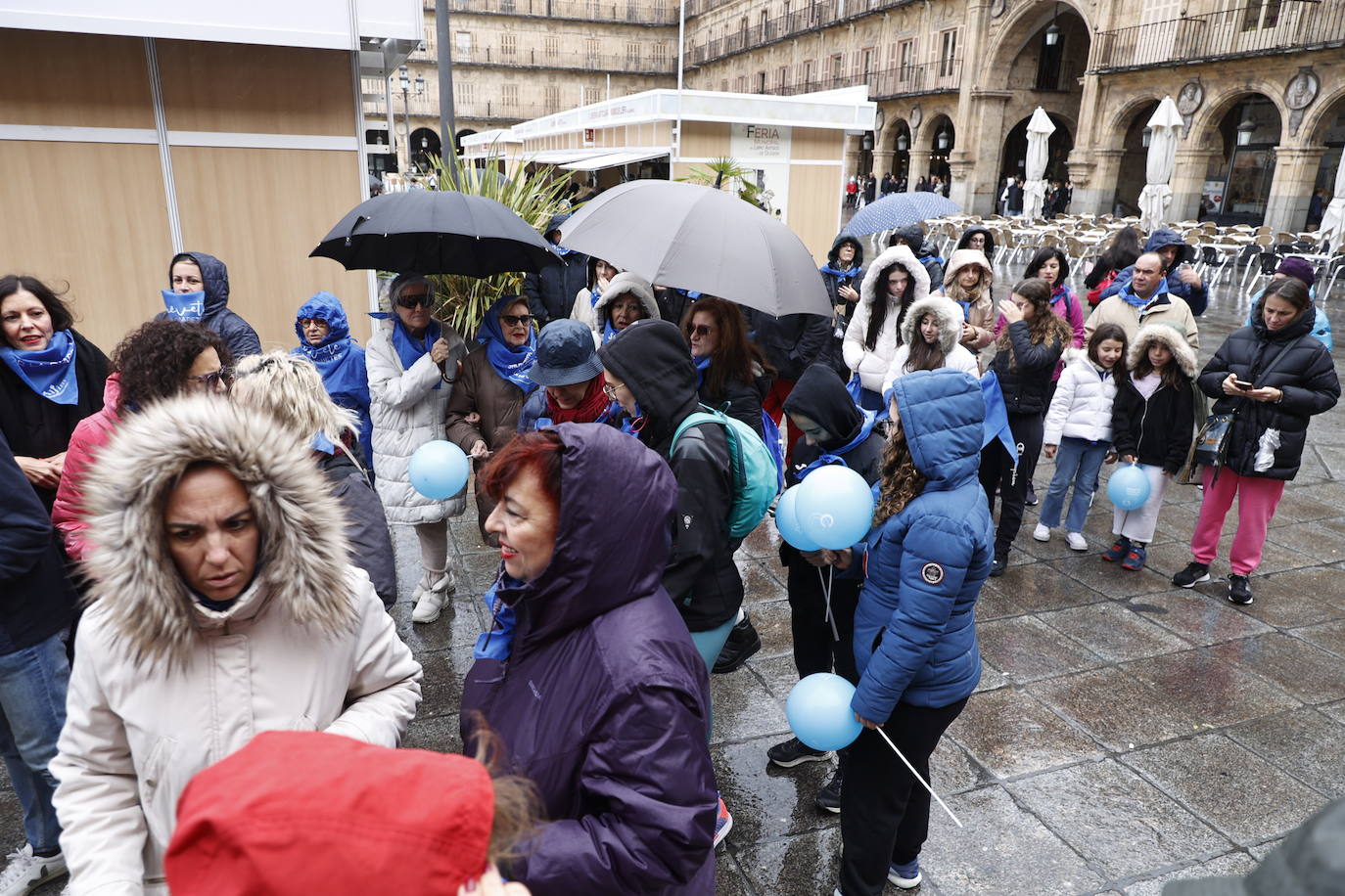 La marcha por la diabetes en Salamanca, en imágenes